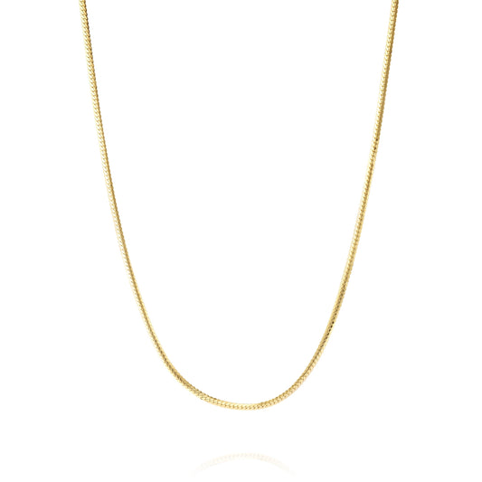 La Collana Snake in Argento 925 Placcata Oro 18K di Roma Gems - ROMA GEMS