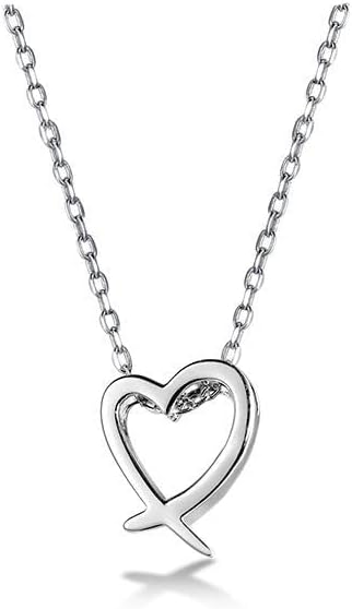 Collana in Argento Sterlingo S925 con Pendente a Cuore - ROMA GEMS