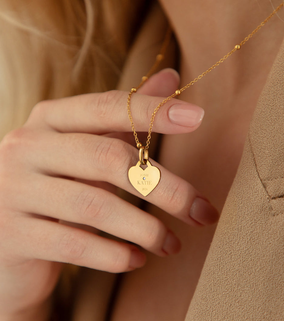 Collana con medaglione a cuore - Italia Collana con medaglione a cuore - Italia