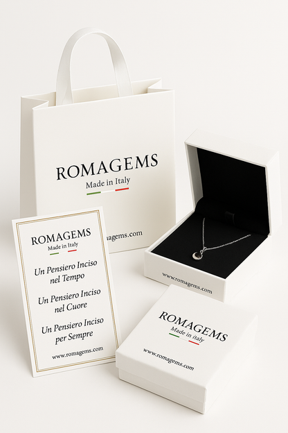 Collana Acciaio con Fotoincisione Medaglietta Rettangolare