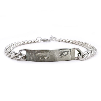 Bracciale personalizzato con foto occhi